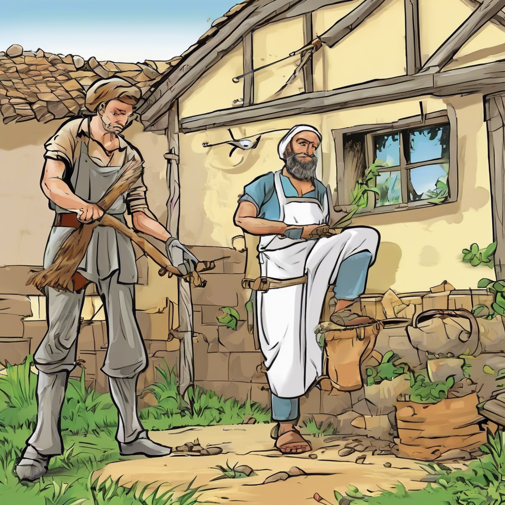 Read more about the article The Labourer and the Nightingale – comic story for kids