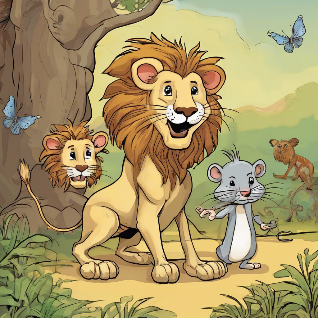 Read more about the article The Lion and the Mouse – comic story for kids