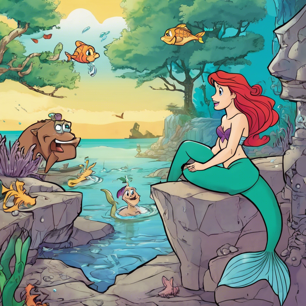 The Little Mermaid – Part 1 – comic story for kids