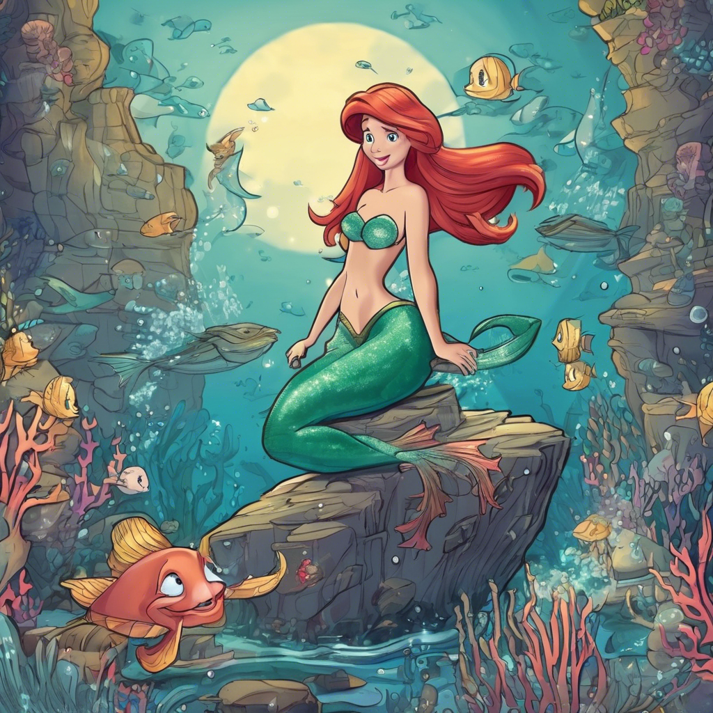 The Little Mermaid – Part 2 – comic story for kids