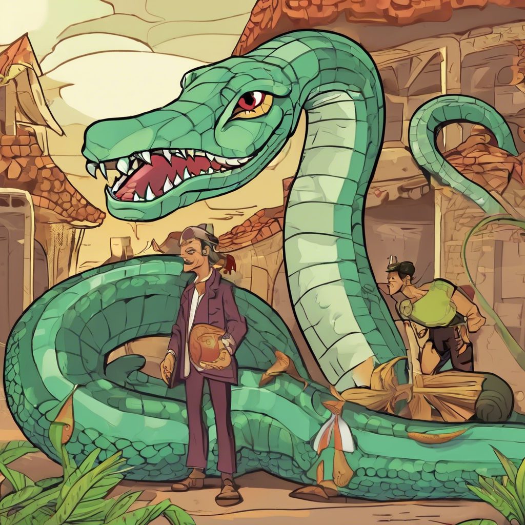 Read more about the article The Man and the Serpent – comic story for kids
