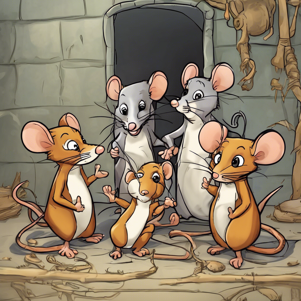 Read more about the article The Mice and the Weasels – comic story for kids