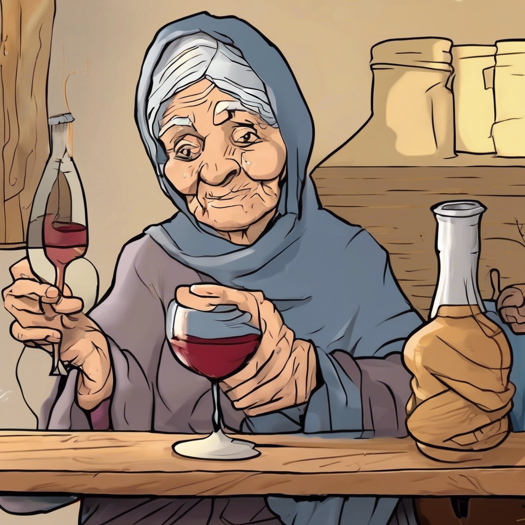 Read more about the article The Old Woman and the Wine Jar – comic story for kids
