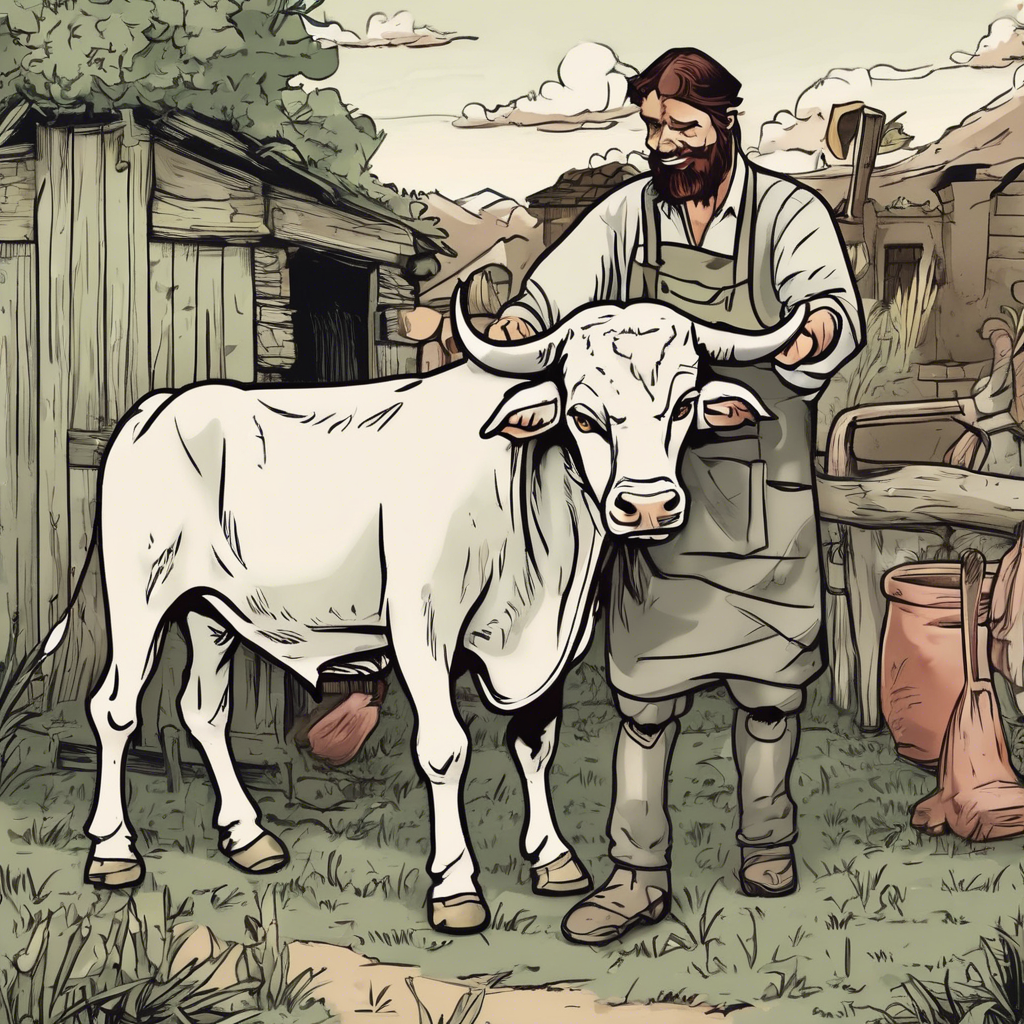 Read more about the article The Oxen and the Butchers – comic story for kids