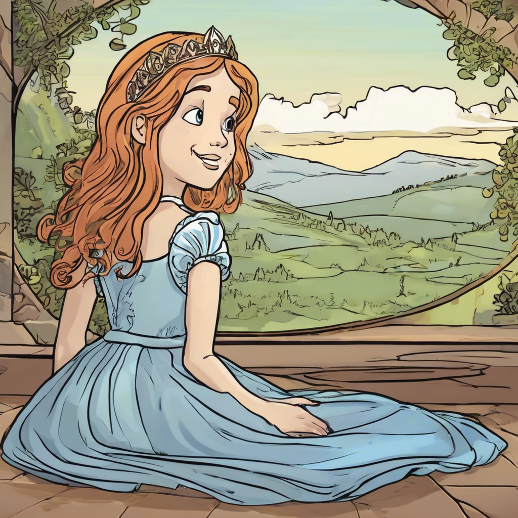 The Princess on the Glass Hill – comic story for kids