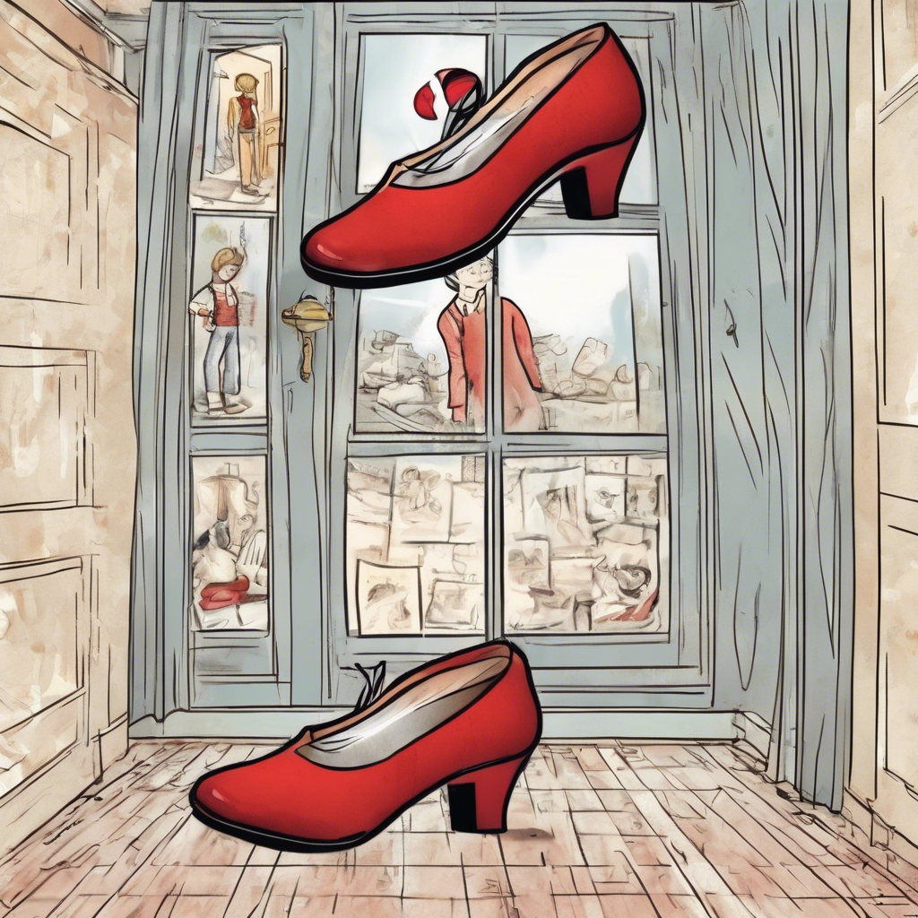 The red shoes – comic story for kids