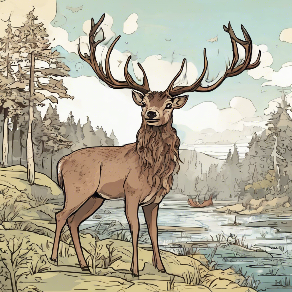 Read more about the article The Sick Stag – comic story for kids