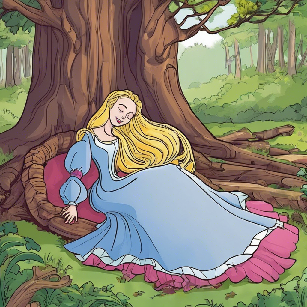 The Sleeping Beauty in the Wood – comic story for kids