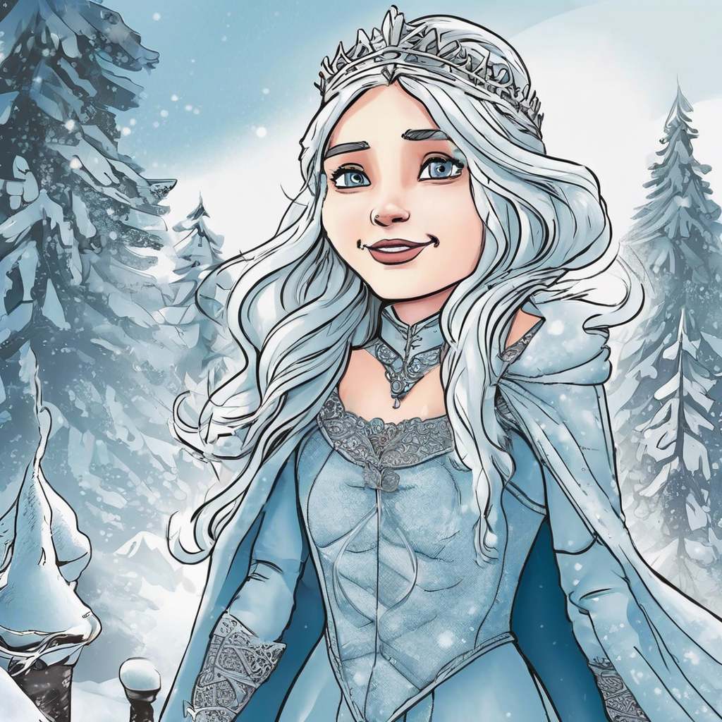 The Snow Queen – Second Story – comic story for kids