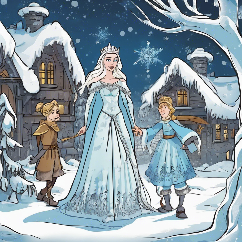 Read more about the article The Snow Queen – Seventh Story – comic story for kids
