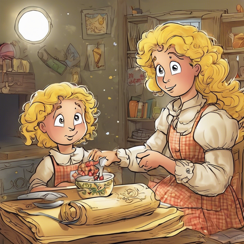 The Story of Pretty Goldilocks – comic story for kids