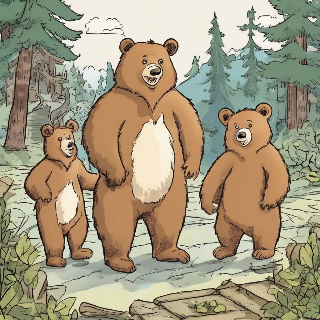 Read more about the article The Story Of The Three Bears – comic story for kids