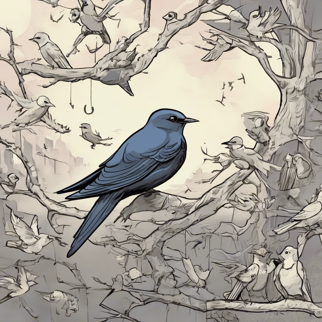 Read more about the article The Swallow and the Other Birds – comic story for kids