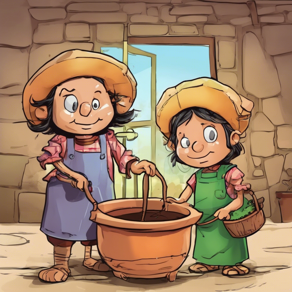 Read more about the article The Two Pots – comic story for kids