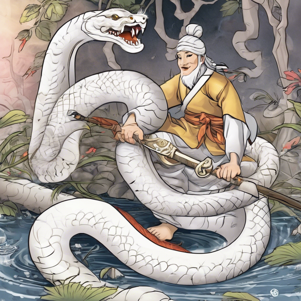 The White Snake – comic story for kids
