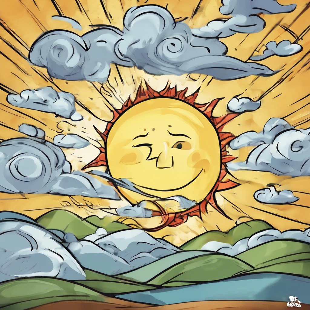 Read more about the article The Wind and the Sun – comic story for kids