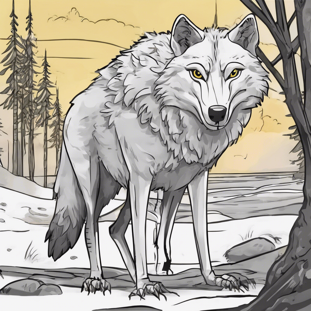 Read more about the article The Wolf and the Crane – comic story for kids