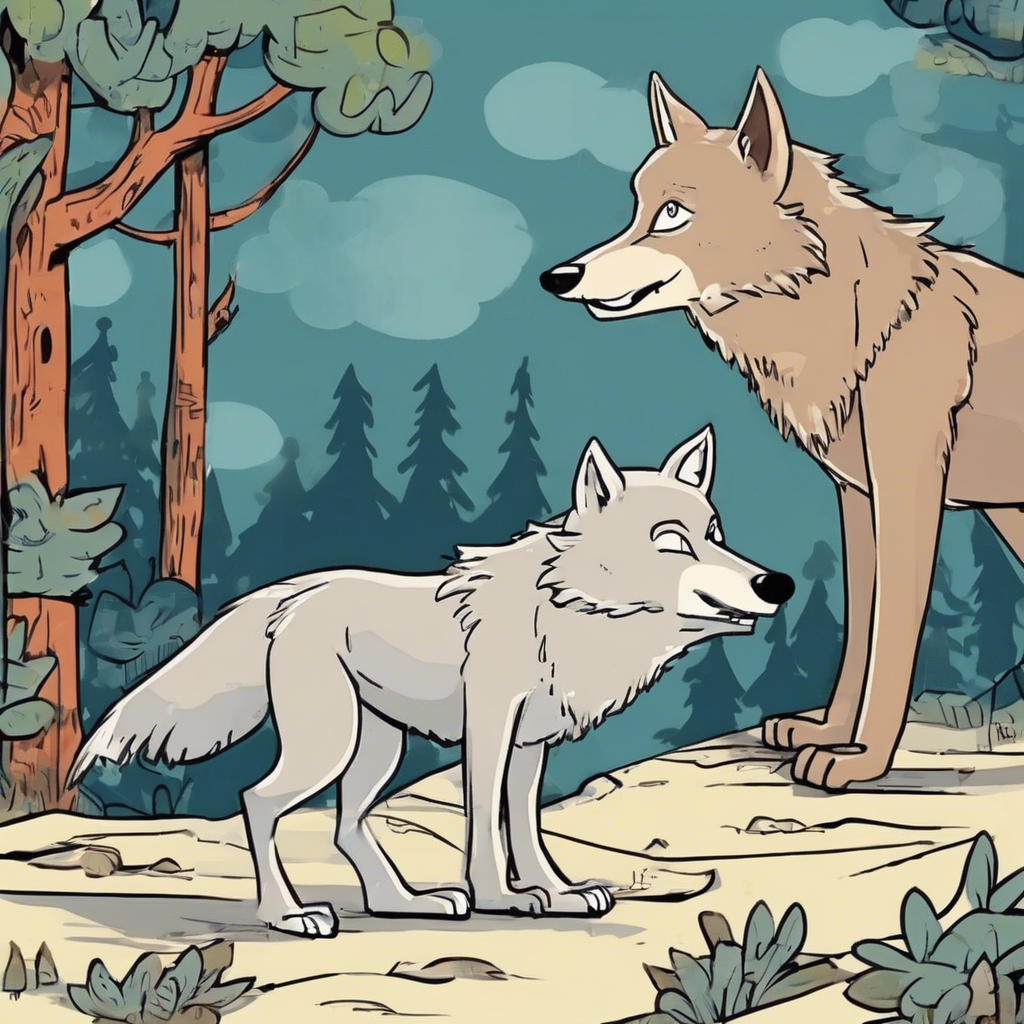 Read more about the article The Wolf and the Kid – comic story for kids