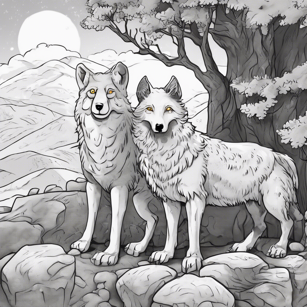 Read more about the article The Wolf and the Lamb – comic story for kids