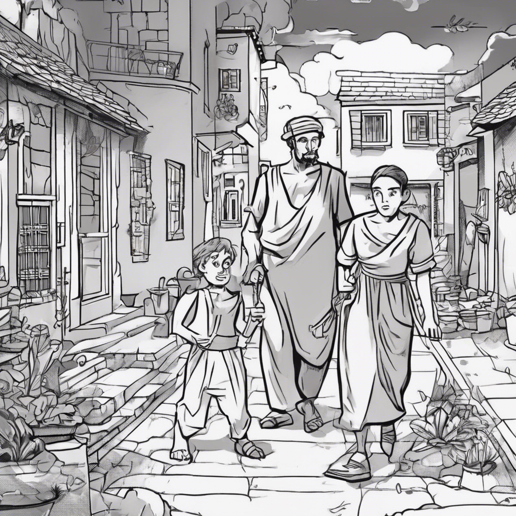 Read more about the article The Young Thief and His Mother – comic story for kids