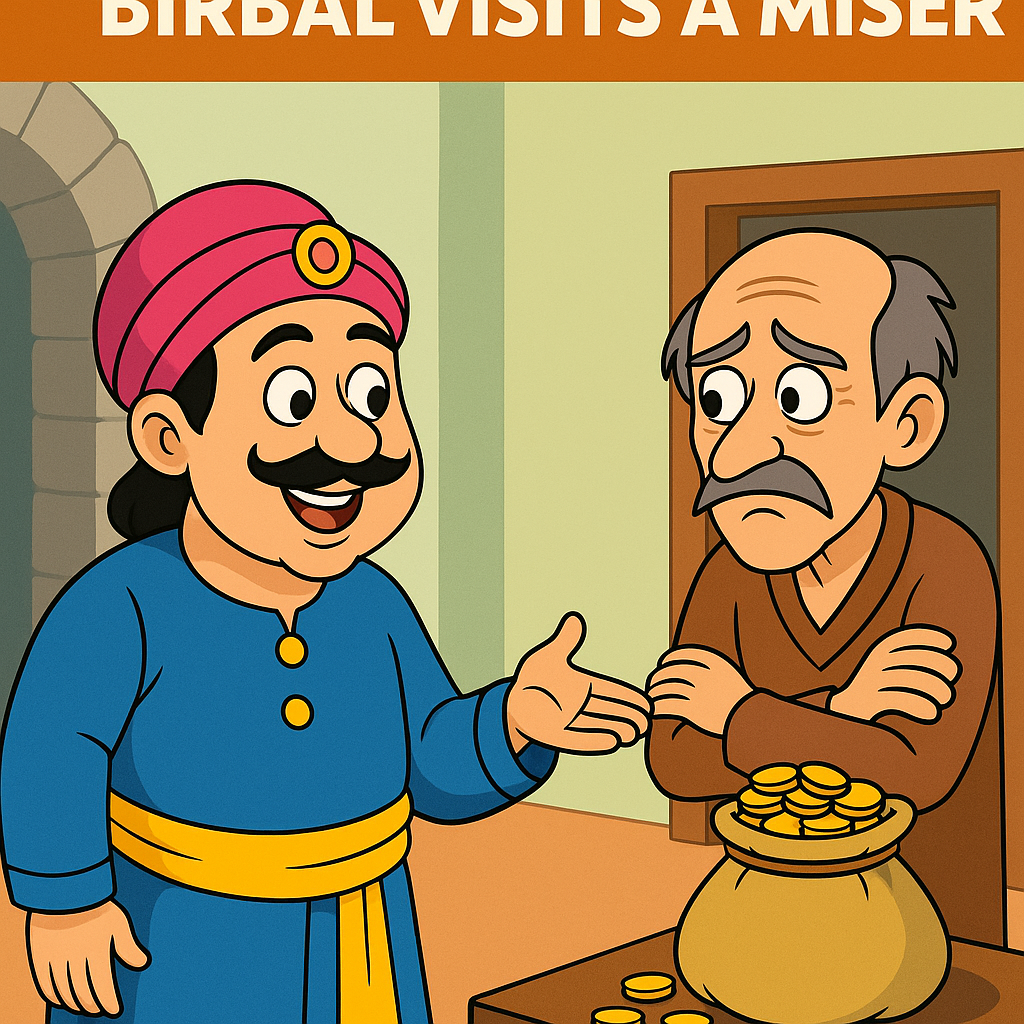 You are currently viewing Akbar and Birbal Stories: Must-Have Fun Birbal Visits a Miser