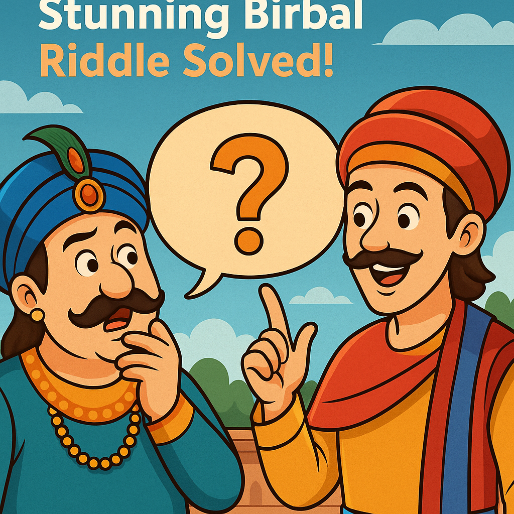 You are currently viewing Akbar and Birbal Stories: Stunning Birbal Riddle Solved!