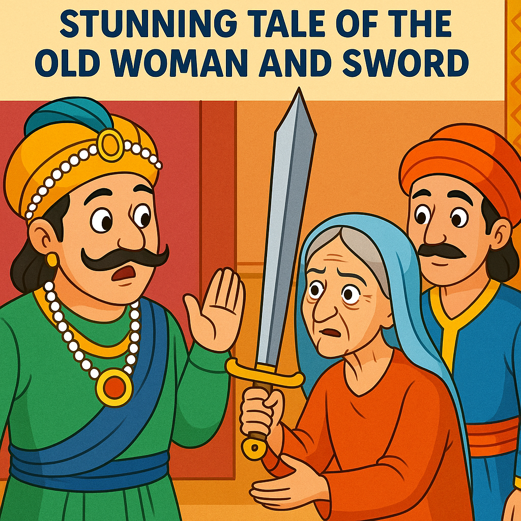 You are currently viewing Akbar and Birbal Stories: Stunning Tale of the Old Woman and Sword