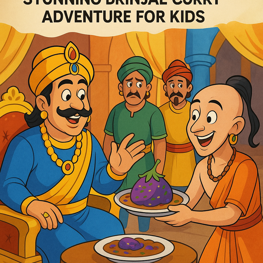 You are currently viewing Tenali Raman Story: Stunning Brinjal Curry Adventure for Kids