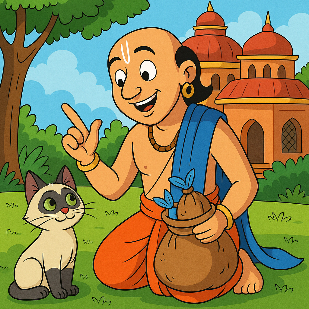 You are currently viewing Tenali Raman Story: Stunning Tale of Tenali Rama and the Cat