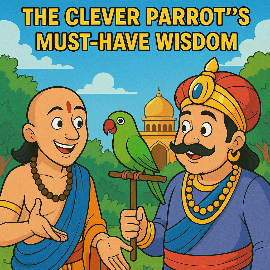 You are currently viewing Tenali Raman Story: The Clever Parrot’s Must-Have Wisdom