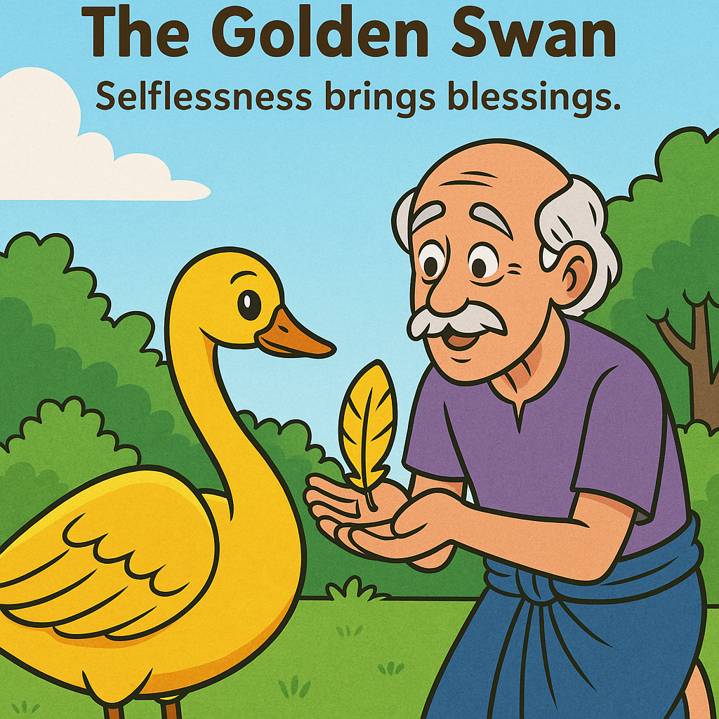 You are currently viewing The Golden Swan – Lesson: Selflessness brings blessings.